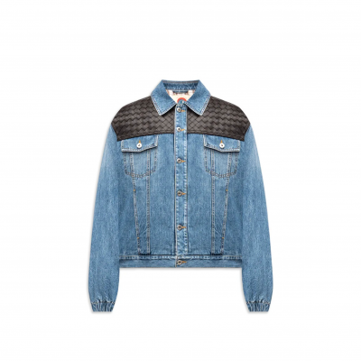 BOTTEGA VENETA VINTAGE INDIGO DENIM JACKET 833896V42W04715